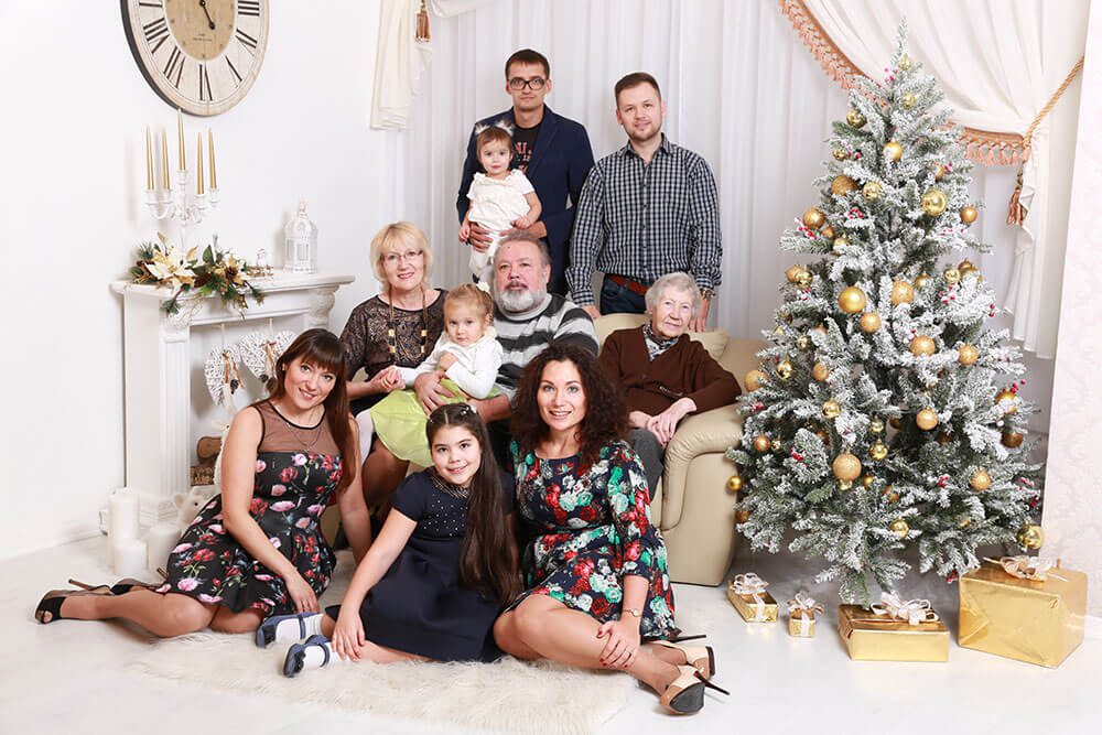 Новогодняя фотосессия - Рождественскaя атмосферa на семейных, дружеских и индивидуальных фотосессиях